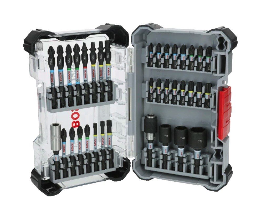Suktuvo antgalių komplektas Bosch PRO Impact; 36 vnt. (ekspozicinė prekė)