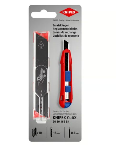 Geležtė Knipex 9010165E02; 10 vnt.
