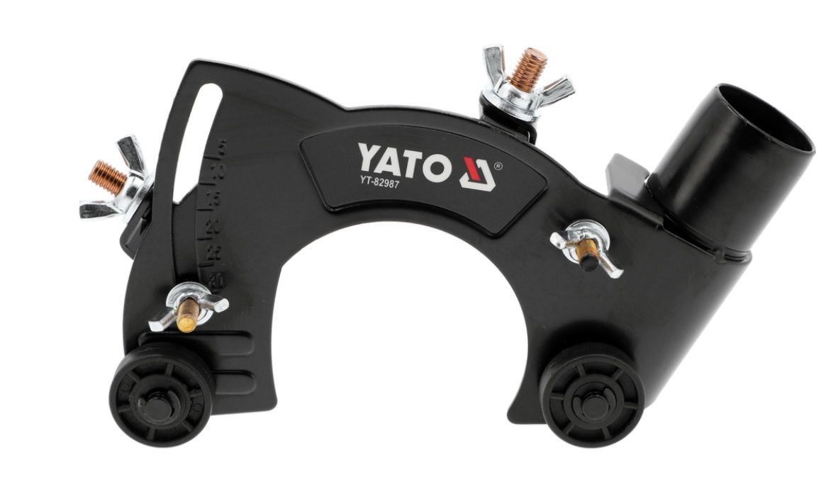 Apsauginis gaubtas su dulkių nusiurbimu Yato YT-82987; 125 mm
