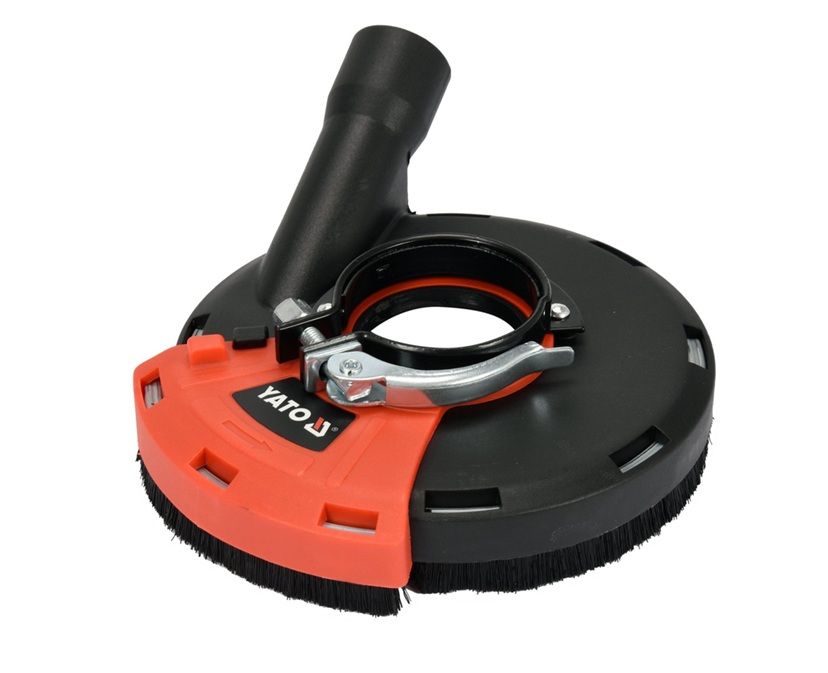 Apsauginis gaubtas su dulkių nusiurbimu Yato YT-82994; 125 mm