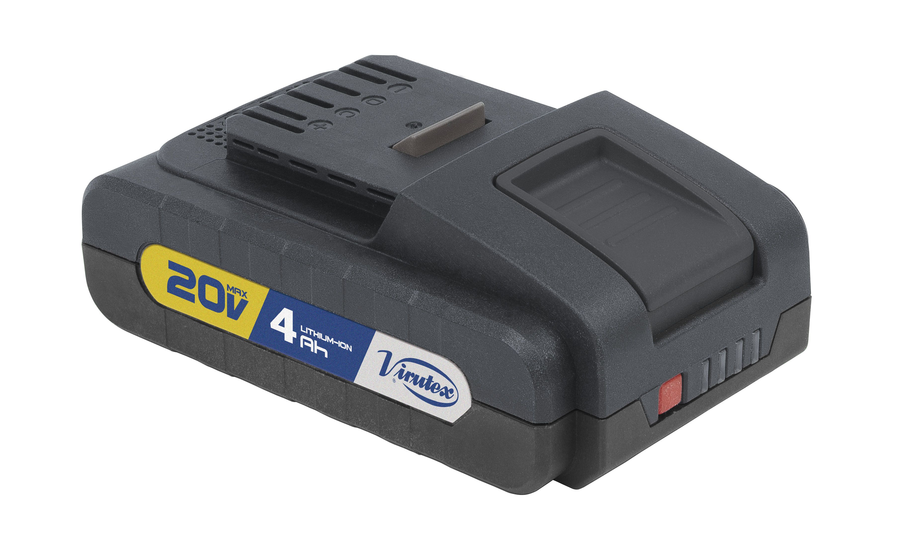 Akumuliatorius Virutex BT204C; 20 V; 4,0 Ah; Li-Ion