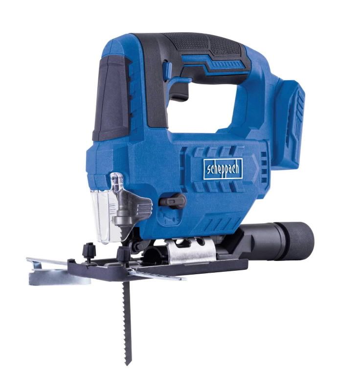 Siaurapjūklis Scheppach C-JS220-X: 20 V (be akumuliatoriaus ir pakrovėjo)