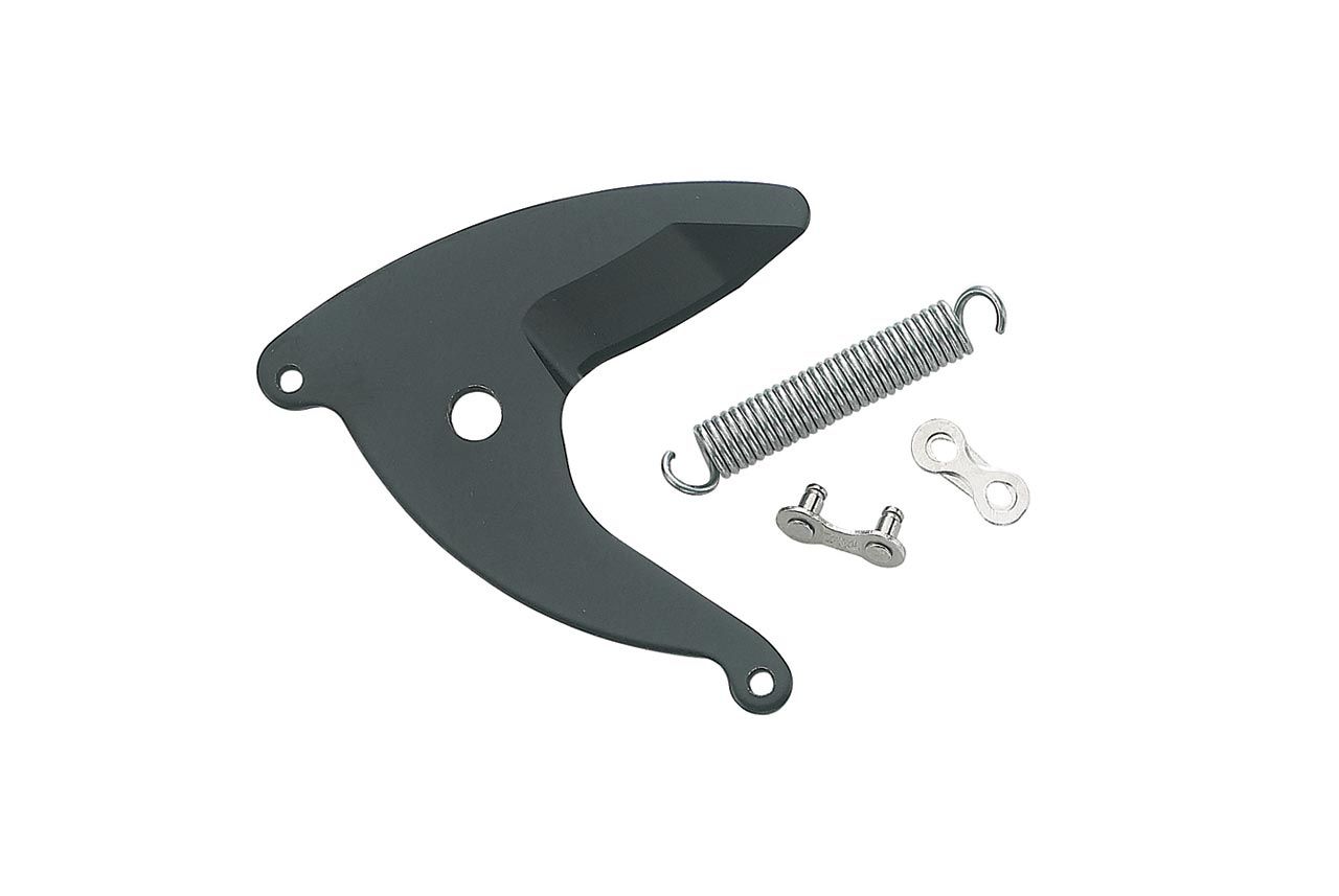 Ašmenys, spyruoklė ir grandinės narelis su kniedėmis universaliems genėtuvams...