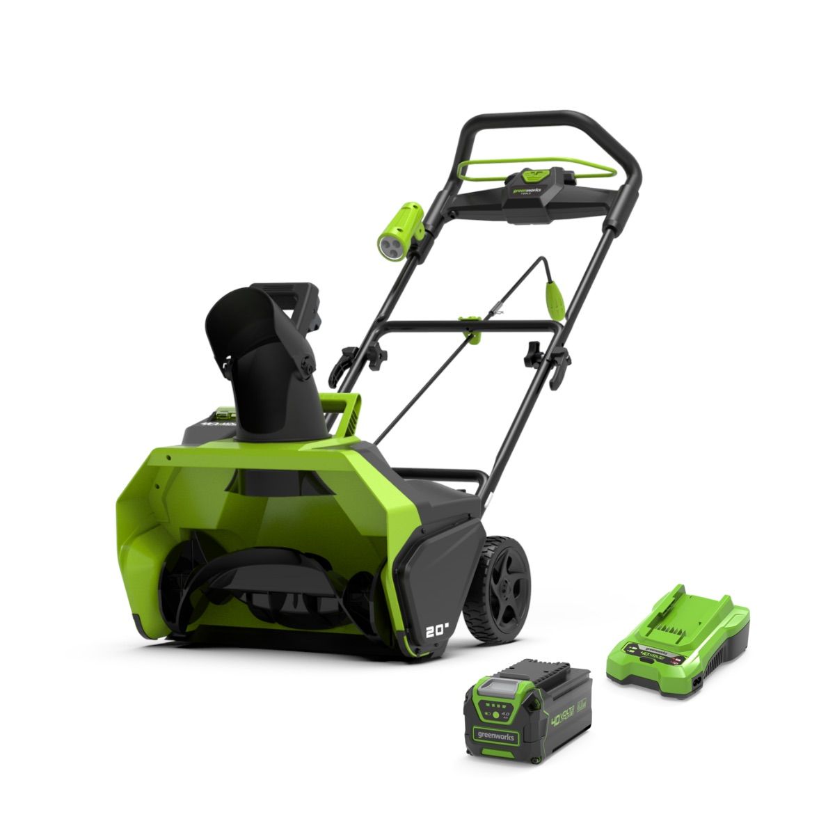 Sniego valytuvas Greenworks GD40STK4; 40 V; 1x4,0 Ah akum.