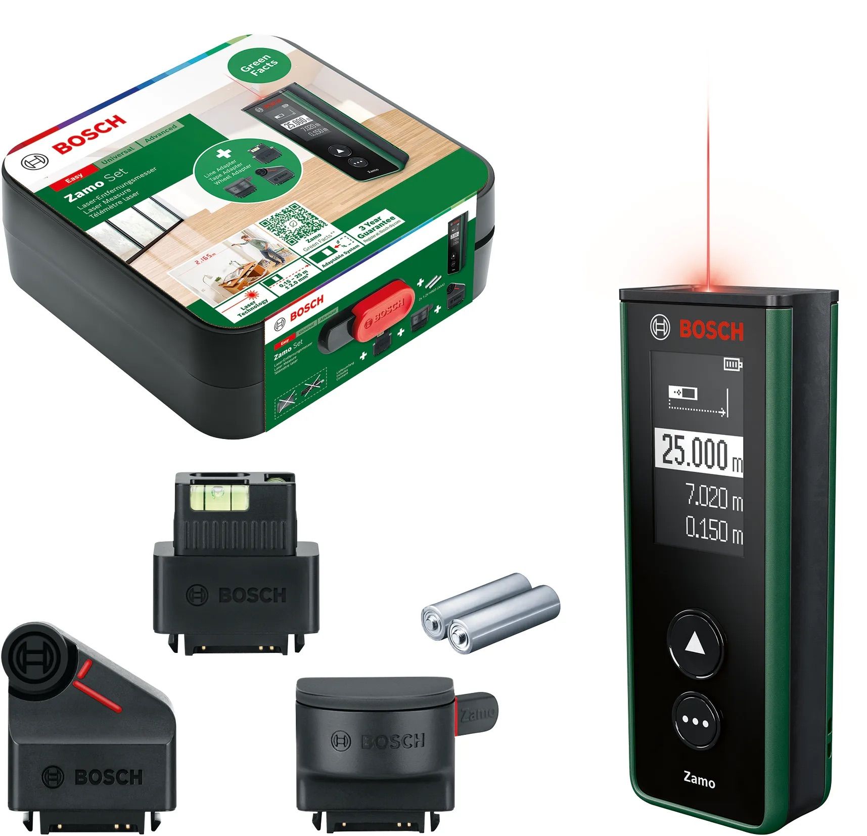 Lazerinis atstumų matuoklis Bosch Zamo IV