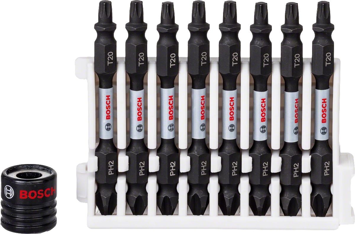 Sukimo antgalių rinkinys Bosch 2608522336; PH2-T20; 65 mm; 9 vnt.