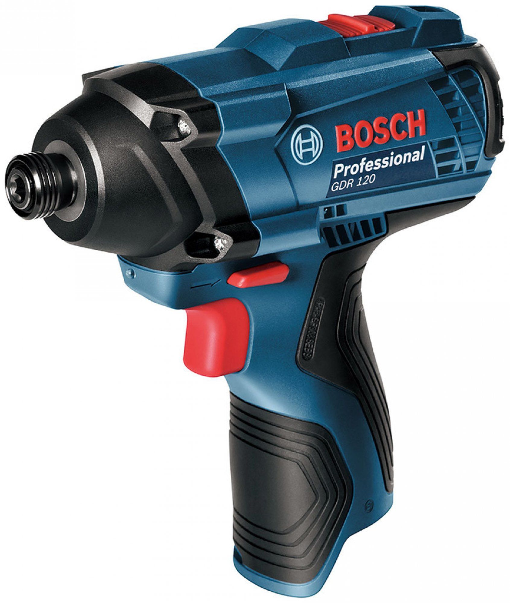 Smūginis veržliasūkis Bosch GDR 120-LI; 12 V (be akumuliatoriaus ir pakrovėjo)