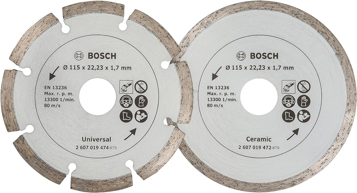 Deimantinis pjovimo diskas Bosch 2607019478; 115 mm; 2 vnt.