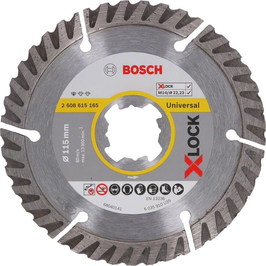 Deimantinis pjovimo diskas Bosch 2608615246; 115 mm; 2 vnt.
