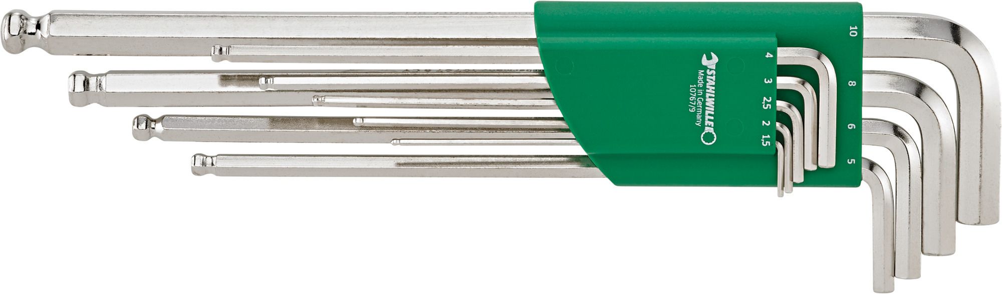 Šešiakampių raktų rinkinys Stahlwille 96432600; 1,5-10 mm; 9 vnt.