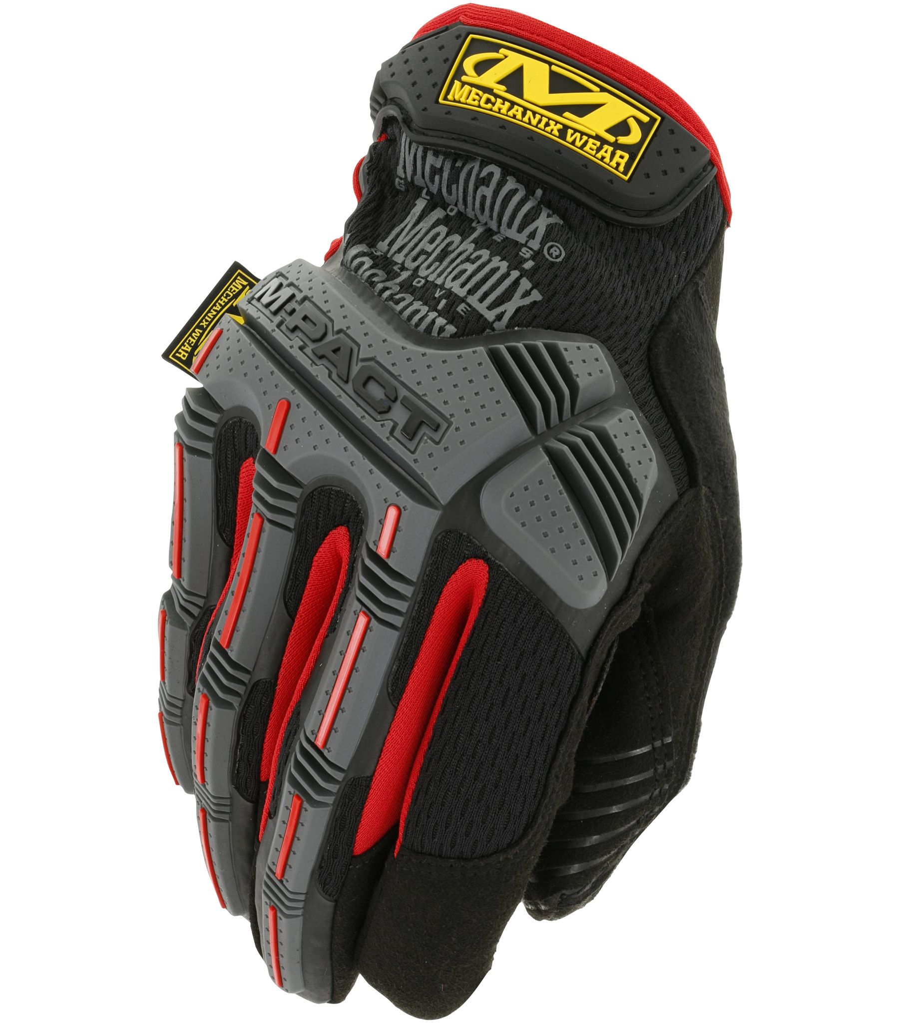 Pirštinės Mechanix Wear M-Pact Red/Black; XXL