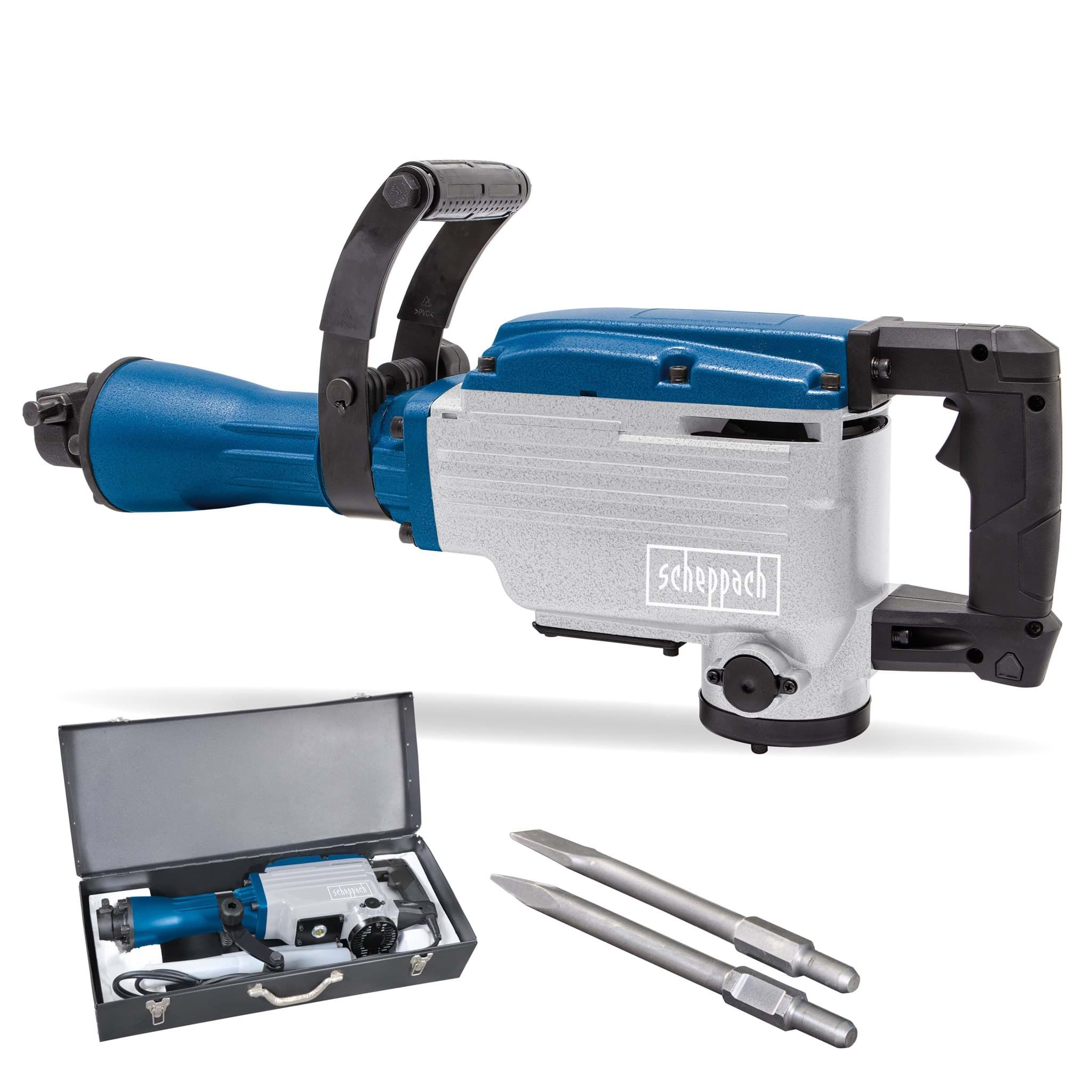 Atskėlimo plaktukas Scheppach AB1700; 50 J; 30 mm šešiabriaunis