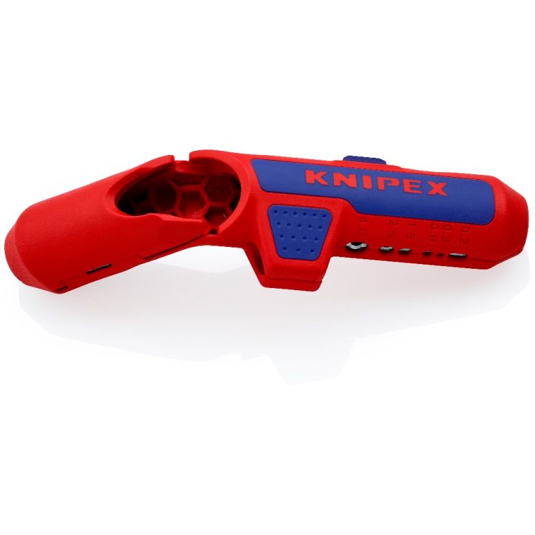 Universalus laidų valymo įrankis Knipex ErgoStrip 169502SB; 135 mm