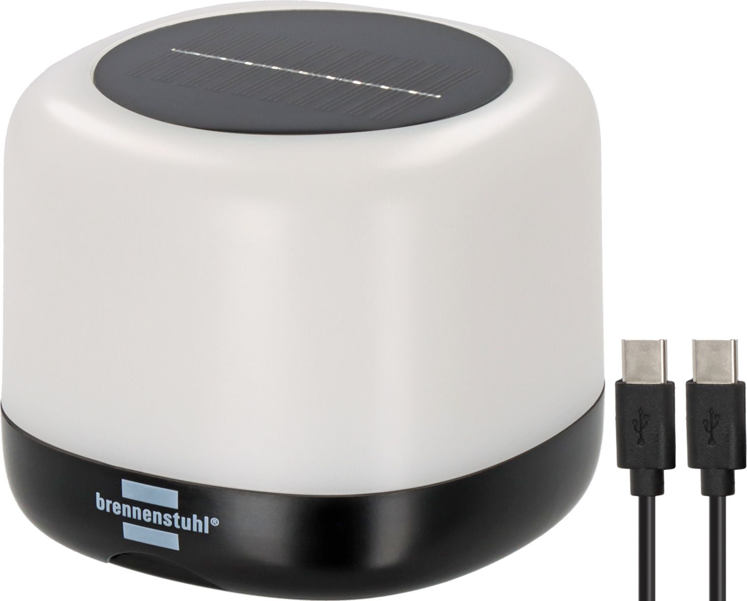 Šviestuvas su saulės baterija Brennenstuhl GL 400 AS; LED; 3,7 V; 3,0 Ah akum.