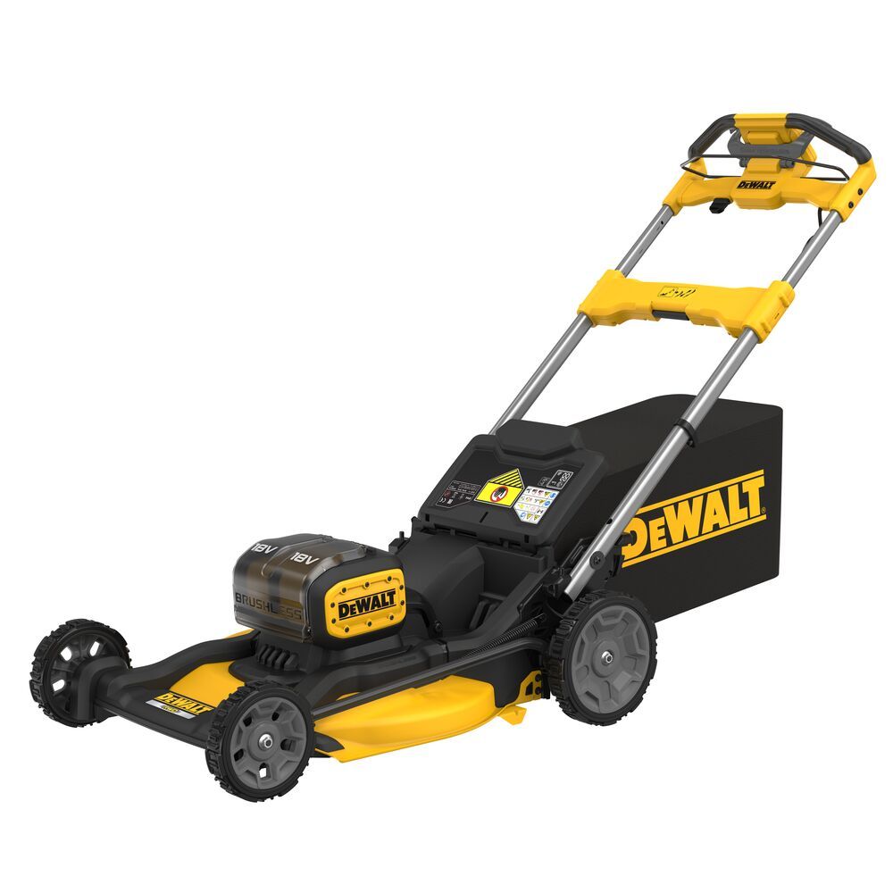 Akumuliatorinė savaeigė vejapjovė DeWalt DCMWSP156N-XJ; 2x18 V (be akumuliatoriaus ir pakrovėjo)