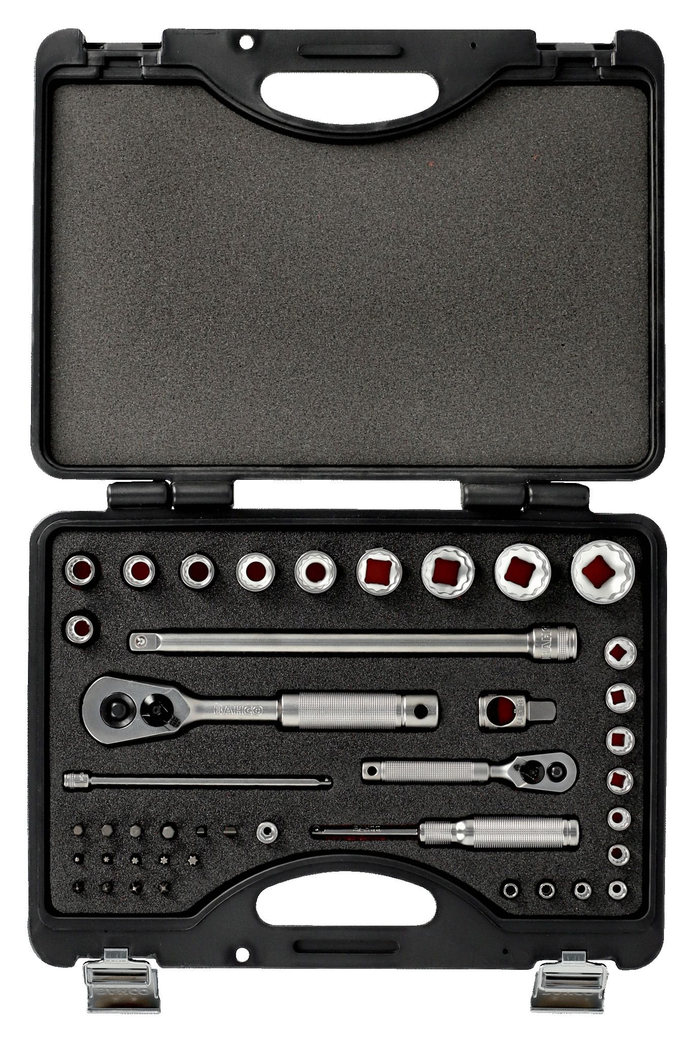 Įrankių komplektas Bahco 7842MH; 1/4''; 1/2''; 42 vnt.