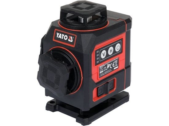 Kryžminis lazerinis nivelyras Yato YT-30419; 3,7 V; 1x4,0 Ah akum.