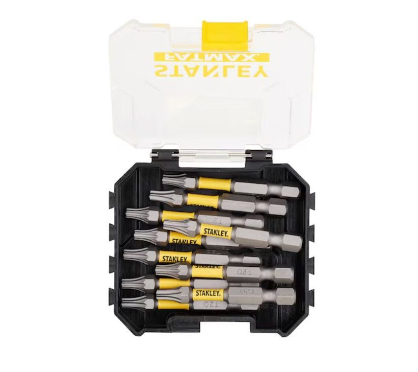 Sukimo antgalių rinkinys Stanley STA88574-XJ; T20x50 mm; 10 vnt.