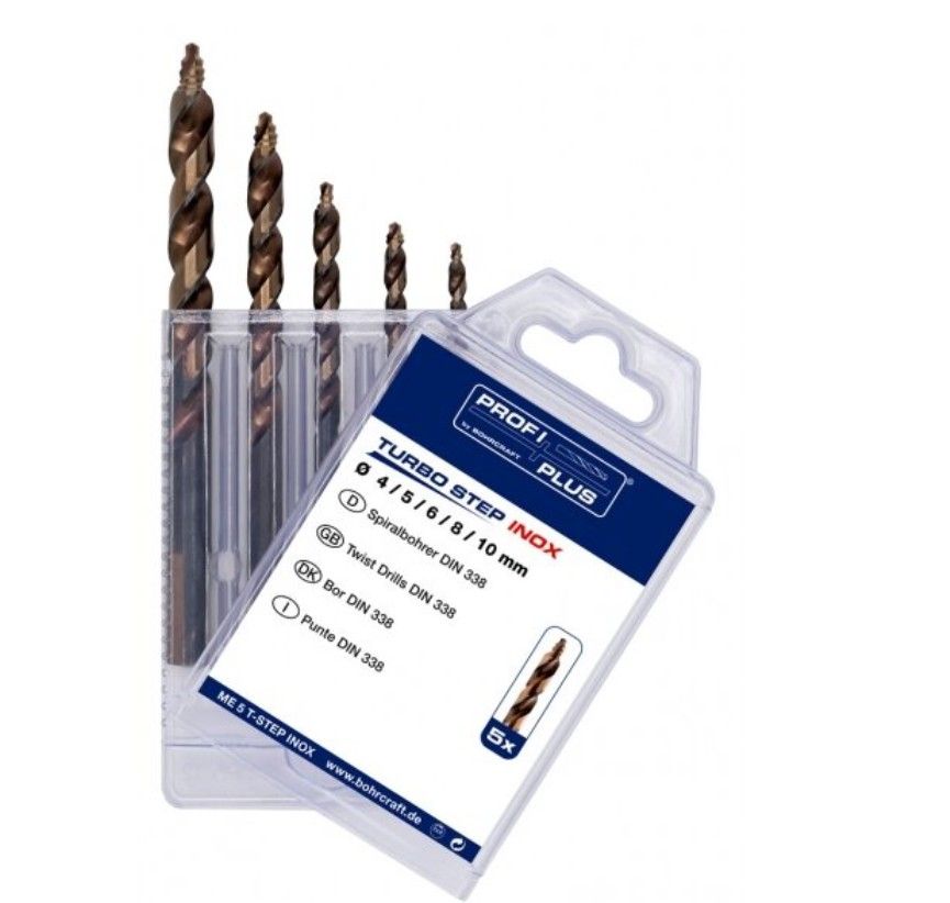 Grąžtų rinkinys Bohrcraft BC12031330005; 4-10 mm; 5 vnt.