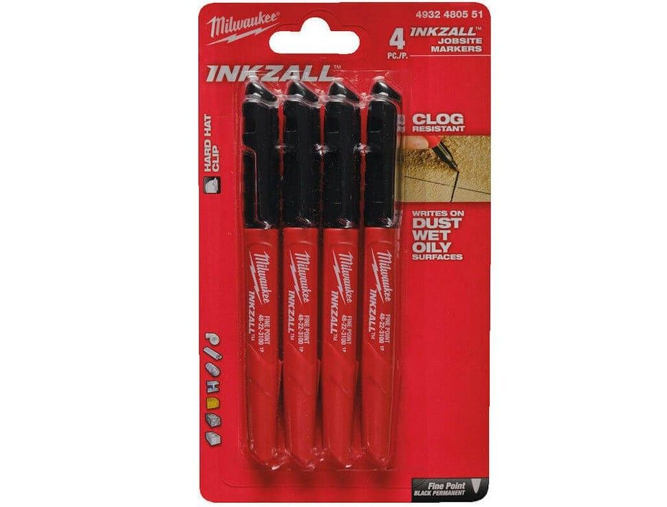 Žymeklis Milwaukee 4932480551; 4 vnt.; juodas