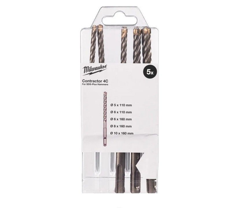 Grąžtų rinkinys Milwaukee 4932498909; 5 vnt.