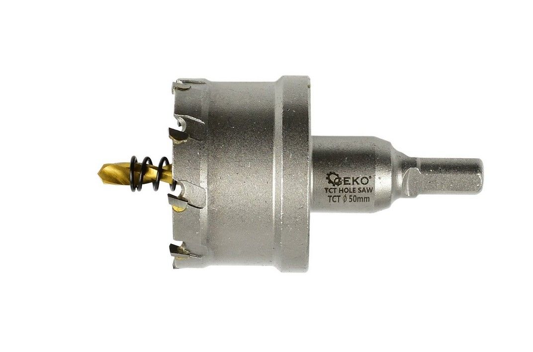 Gręžimo karūna su koteliu ir centr. grąžtu Geko G39689; 50 mm