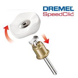 SpeedClic poliravimo veltinio diskas Dremel 423S, 3,2 mm, 25,0 mm 