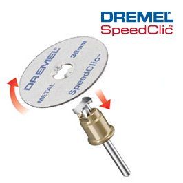 SpeedClic metalo pjovimo diskų pakuotė Dremel SC456; 5 vnt.