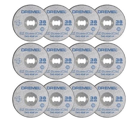 SpeedClic metalo pjovimo diskų pakuotė Dremel SC456B 2; 12 vnt.