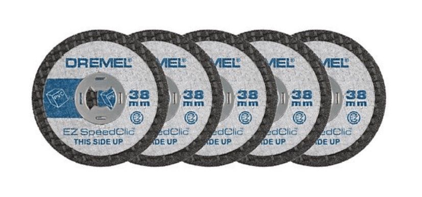 SpeedClic plastmasės pjovimo diskų pakuotė Dremel SC476, 38,0 mm; 5 vnt.