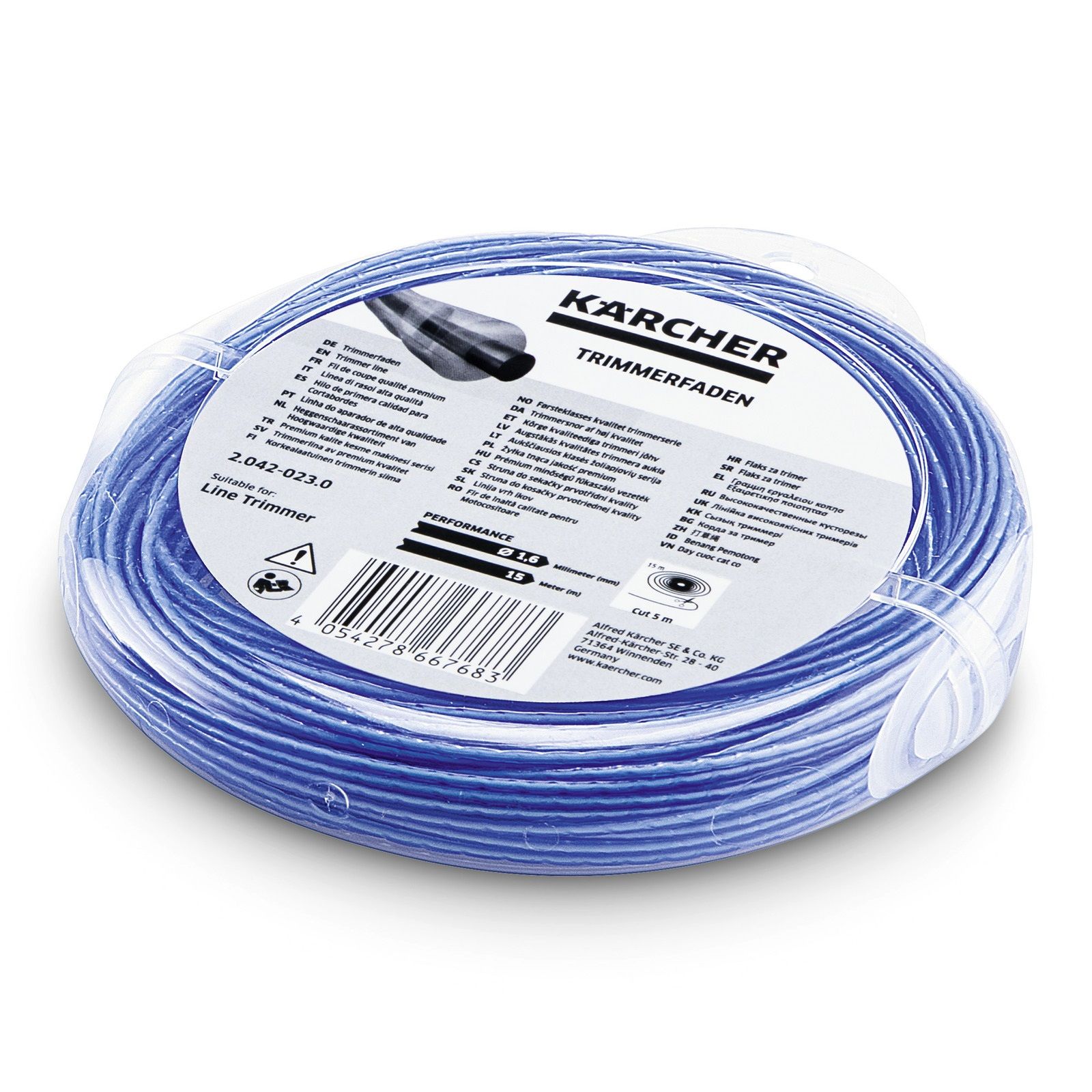 Pjovimo gija Karcher 2.042-023.0; 1,6 mm; 15 m