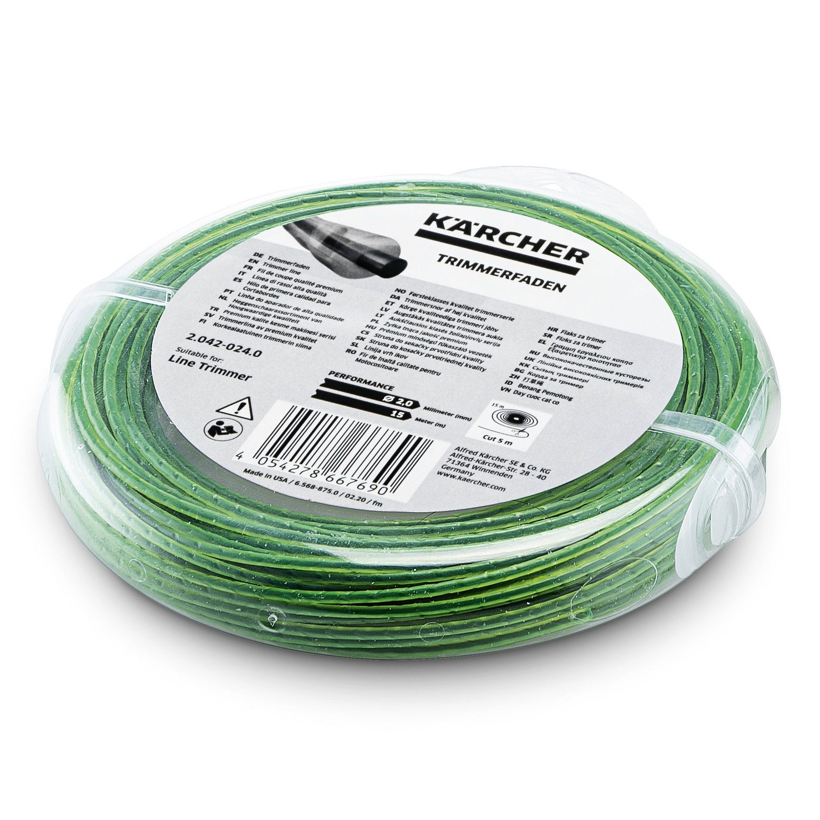Pjovimo gija Karcher 2.042-024.0; 2 mm; 15 m