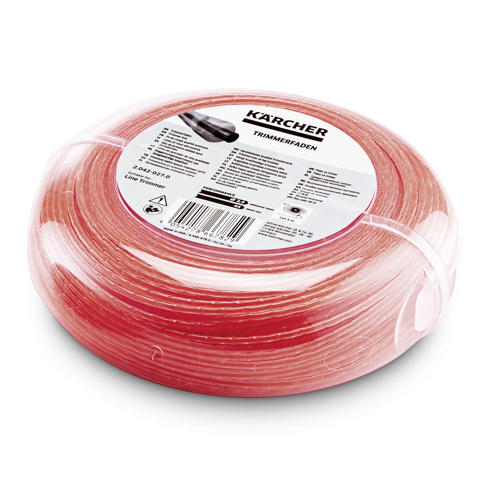 Pjovimo gija Karcher 2.042-027.0; 2,4 mm; 44 m