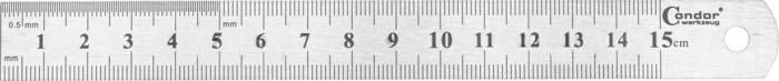 Matavimo liniuotė Condor Werkzeug C0139/1; 15 cm