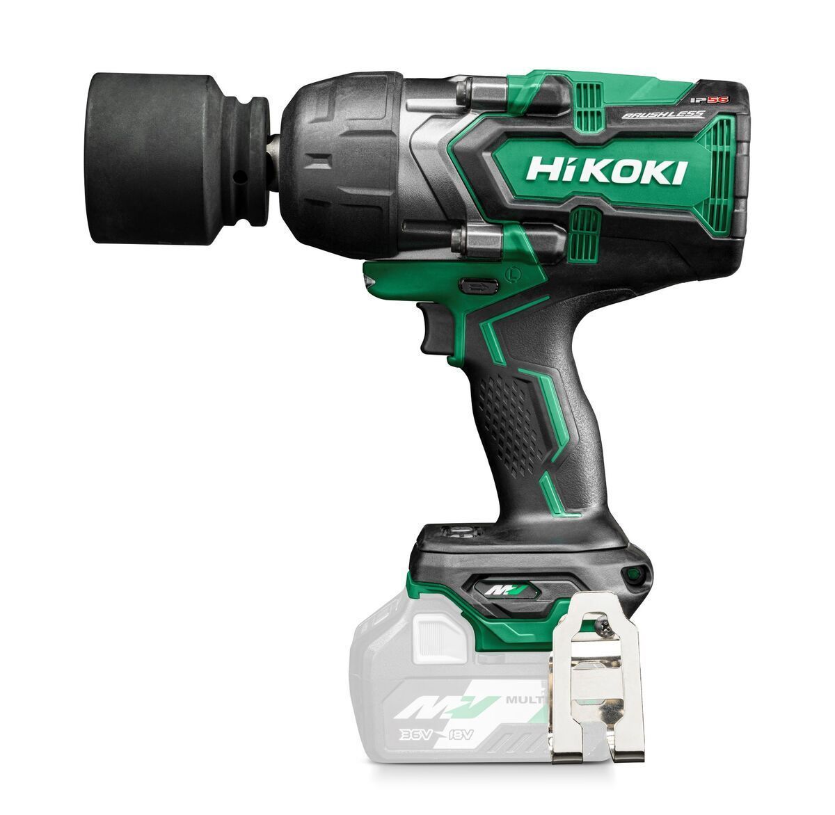 Smūginis veržliasūkis Hikoki WR36DFW2Z; 36 V; 3/4'' (be akumuliatoriaus ir pakrovėjo)