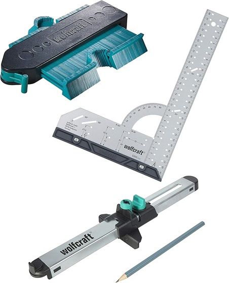 Rinkinys laminato sujungimui su pleištais Wolfcraft W6976000