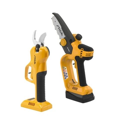 Įrankių rinkinys Stiga SP 100e Kit (SC 100e + PR 100e); 20 V; 1x2,0 Ah akum.