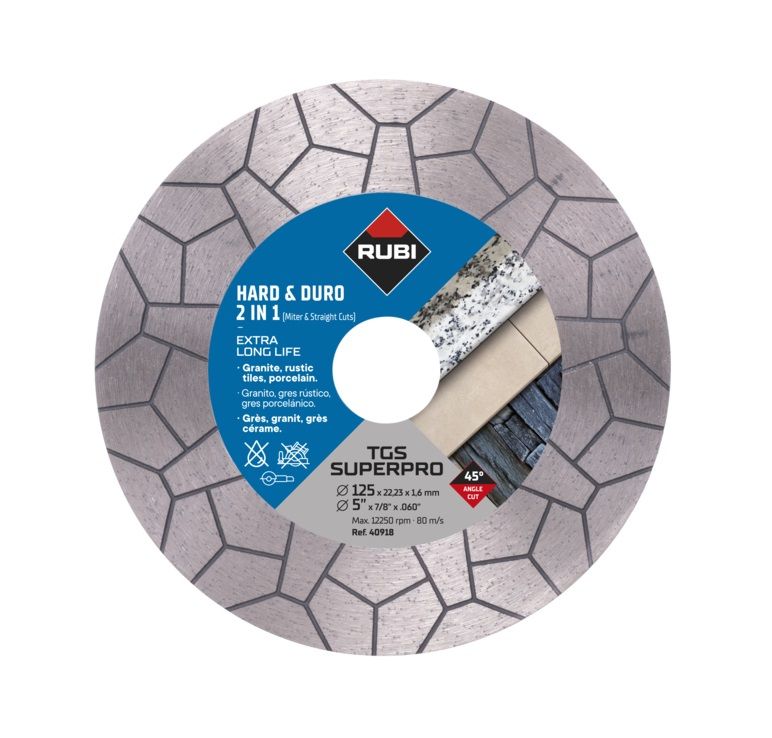 Deimantinis pjovimo diskas Rubi TGS 125 SUPER PRO; 125 mm