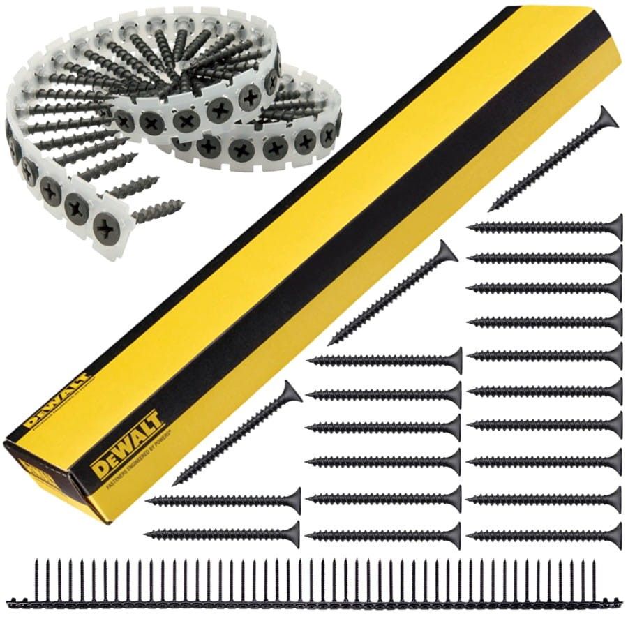 Sraigtai juostoje DeWalt DWF4100250; 3,5x25 mm; 1000 vnt.