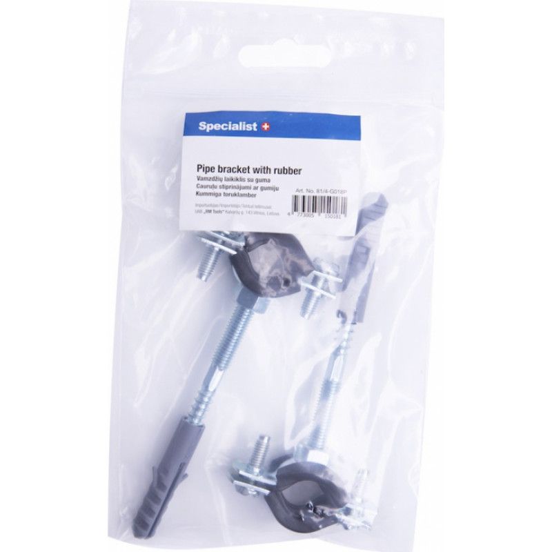 Vamzdžių laikiklis Specialist 81/4-G018P; 15-19 mm; 2 vnt.