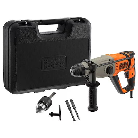 Perforatoriai Black & Decker BEHS02K-QS; 2,2 J; 800 W; SDS-plus