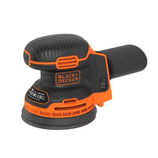 Ekscentrinis šlifuoklis Black & Decker BDCROS18N-XJ; 18 V (be akumuliatoriaus ir...