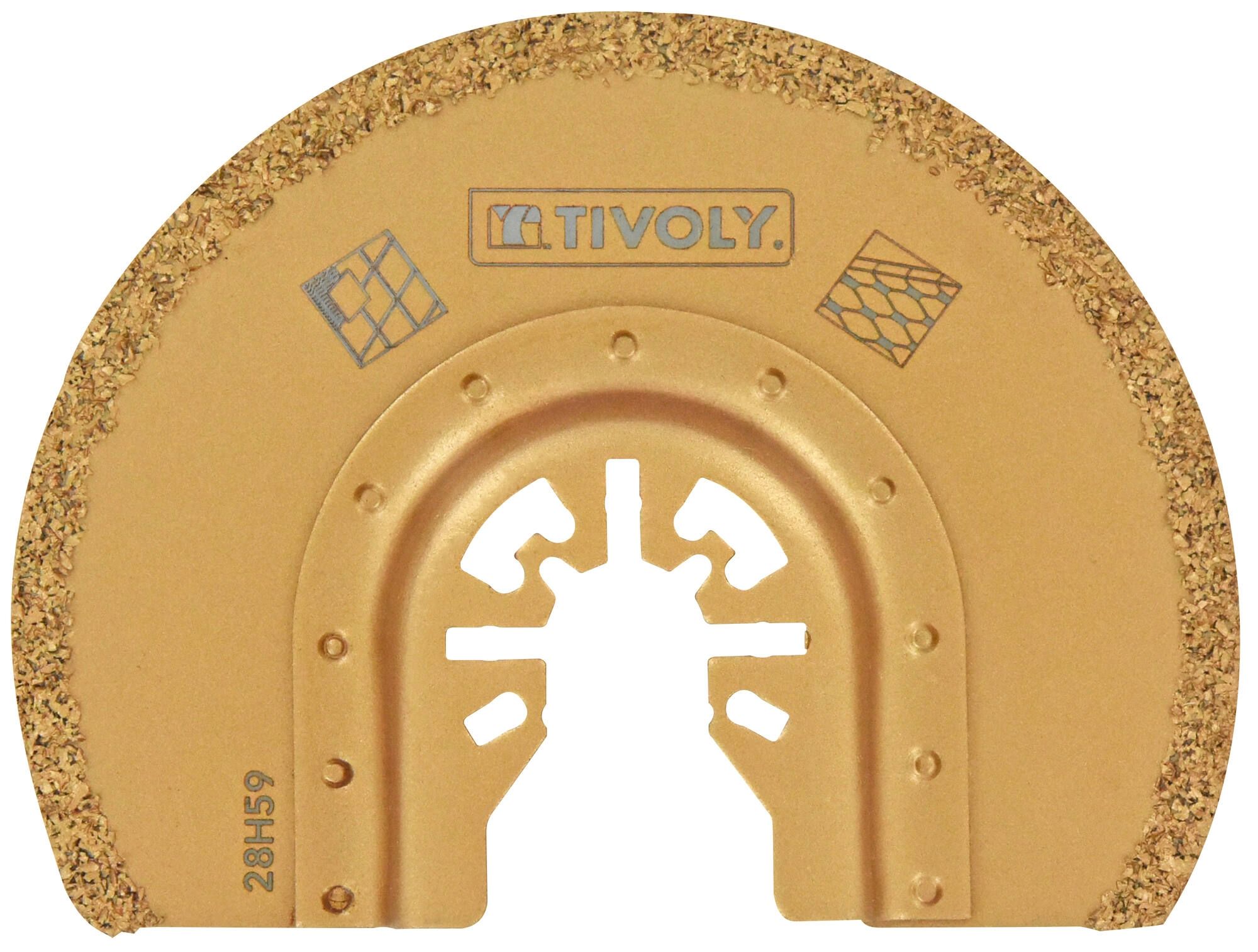 Pusapvalis pjūklelis Tivoly XT512520002; 87 mm