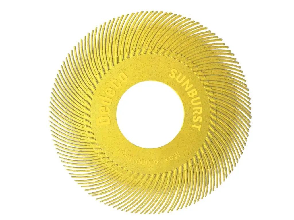 Nailoninis apvalus šepetys Tyrolit 34570153; 152x1,3x50,8 mm; P80