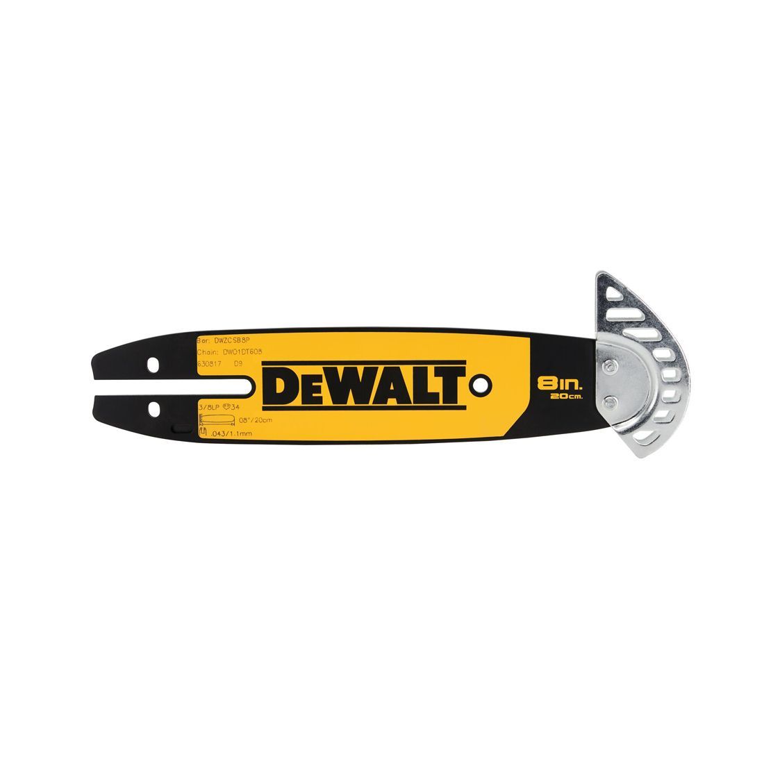 Grandininio pjūklo pjovimo juosta DeWalt DT20694-QZ; 8''; 20 cm; 3/8''; 34; 1,1 mm