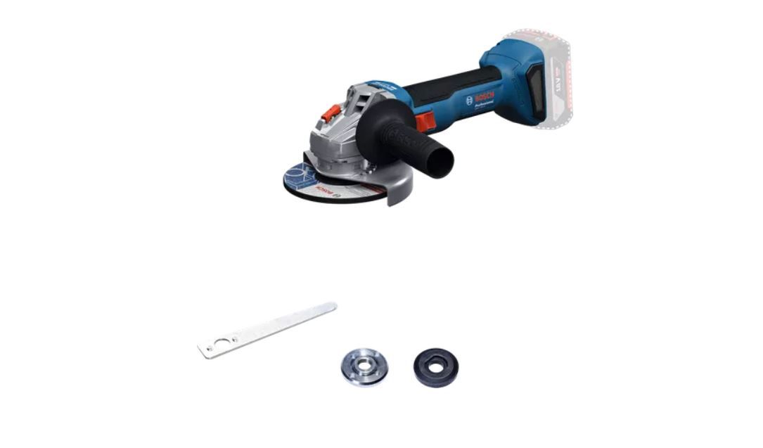 Akumuliatorinis kampinis šlifuoklis Bosch GWS 18V-8 Professional; 125 mm; 18 V (be akumuliatoriaus ir pakrovėjo)