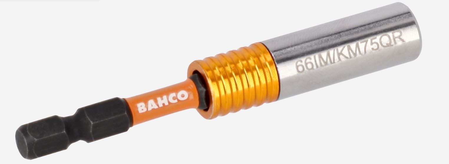 Sukimo antgalių magnetinis laikiklis Bahco 66IM/KM75QR-1P; 1/4''; 75 mm