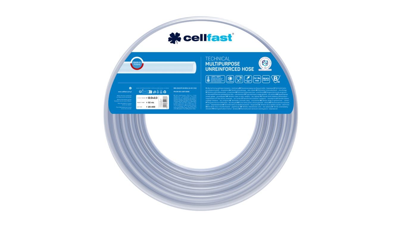 Laistymo žarna Cellfast 20-400; 4,0x1,0 mm; 50 m
