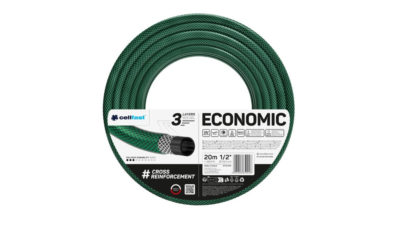 Laistymo žarna Cellfast 10-001; 1/2''; 20 m