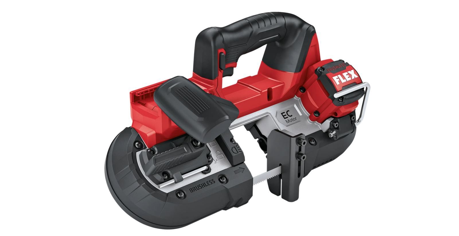 Juostinis pjūklas Flex SBE 64 18-EC; 18 V (be akumuliatoriaus ir pakrovėjo)